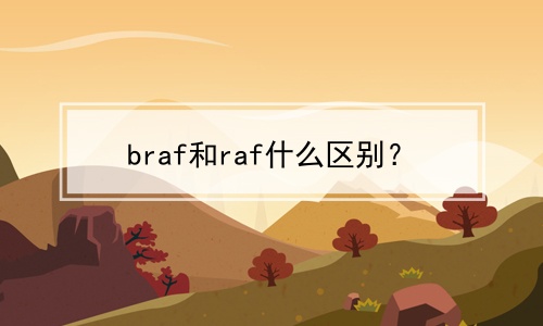 braf和raf什么区别？