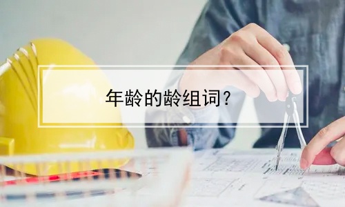 年龄的龄组词？